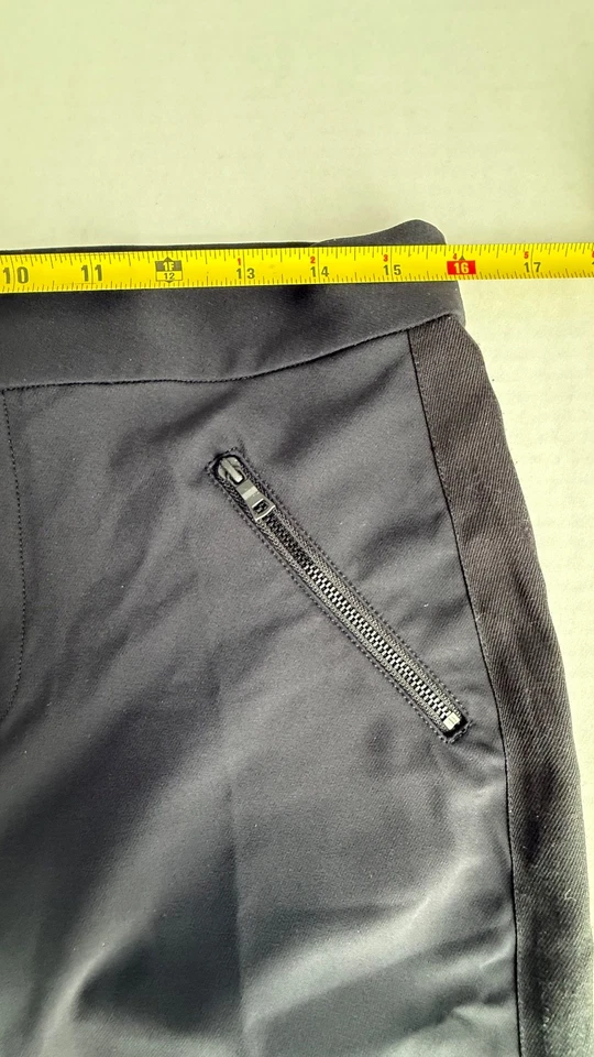 Rebecca Taylor Mujer Negro Ava Techy Vestido Formal Esmoquin Pantalones al Tobillo Talla 8 Foto 4 de 4