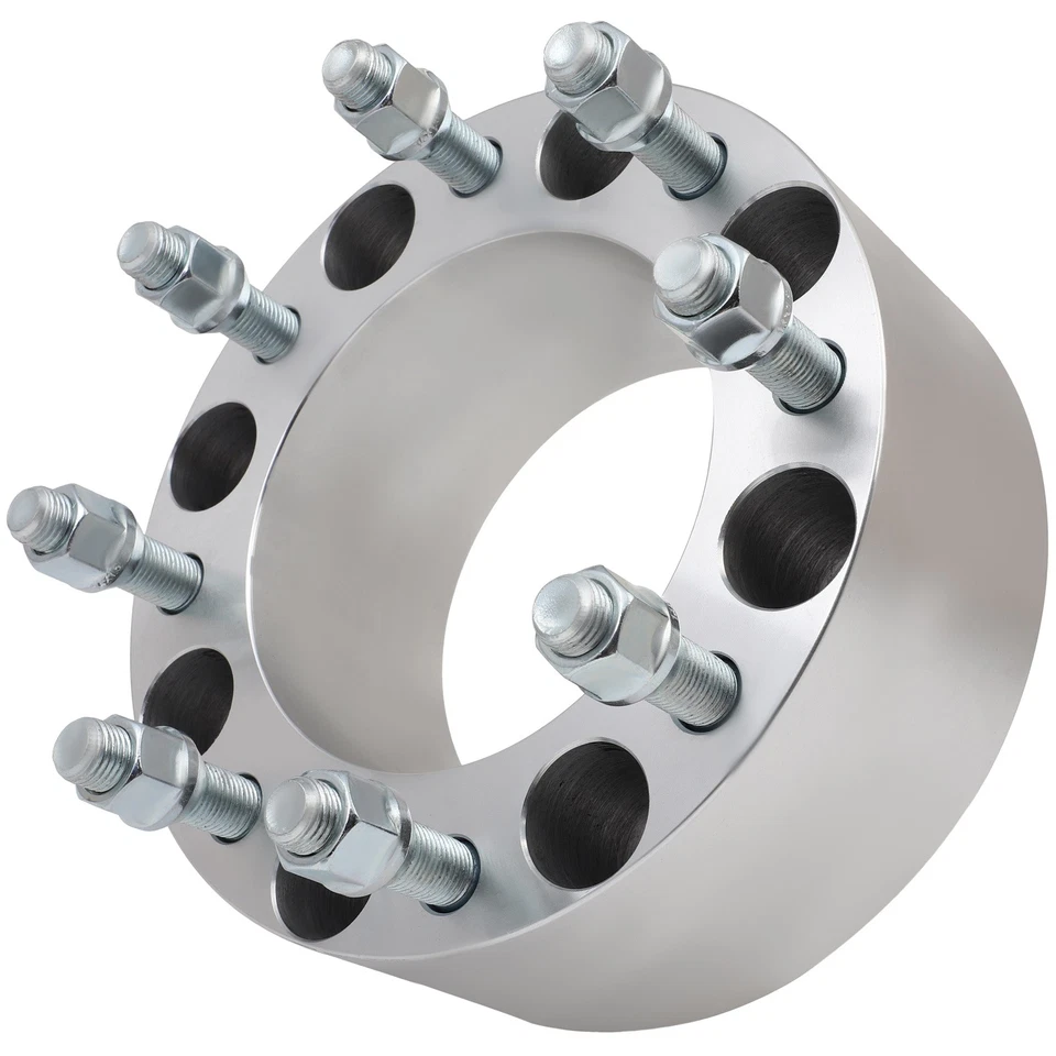 4 Pcs 14x1.5 Wheel Spacers 3" 8x170 For 2003-2025 Ford F-250 F-350 Super Duty Foto 4 de 4