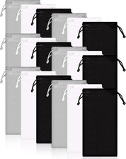 40 Pack Microfiber Case Pouch Bag Glasses Sunglasses Case with 2 Pieces Cleaning