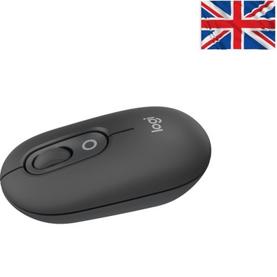 Graphite POP Mouse - Kompakte kabellose Maus zum einfachen Umschalten zwischen 3 Geräten