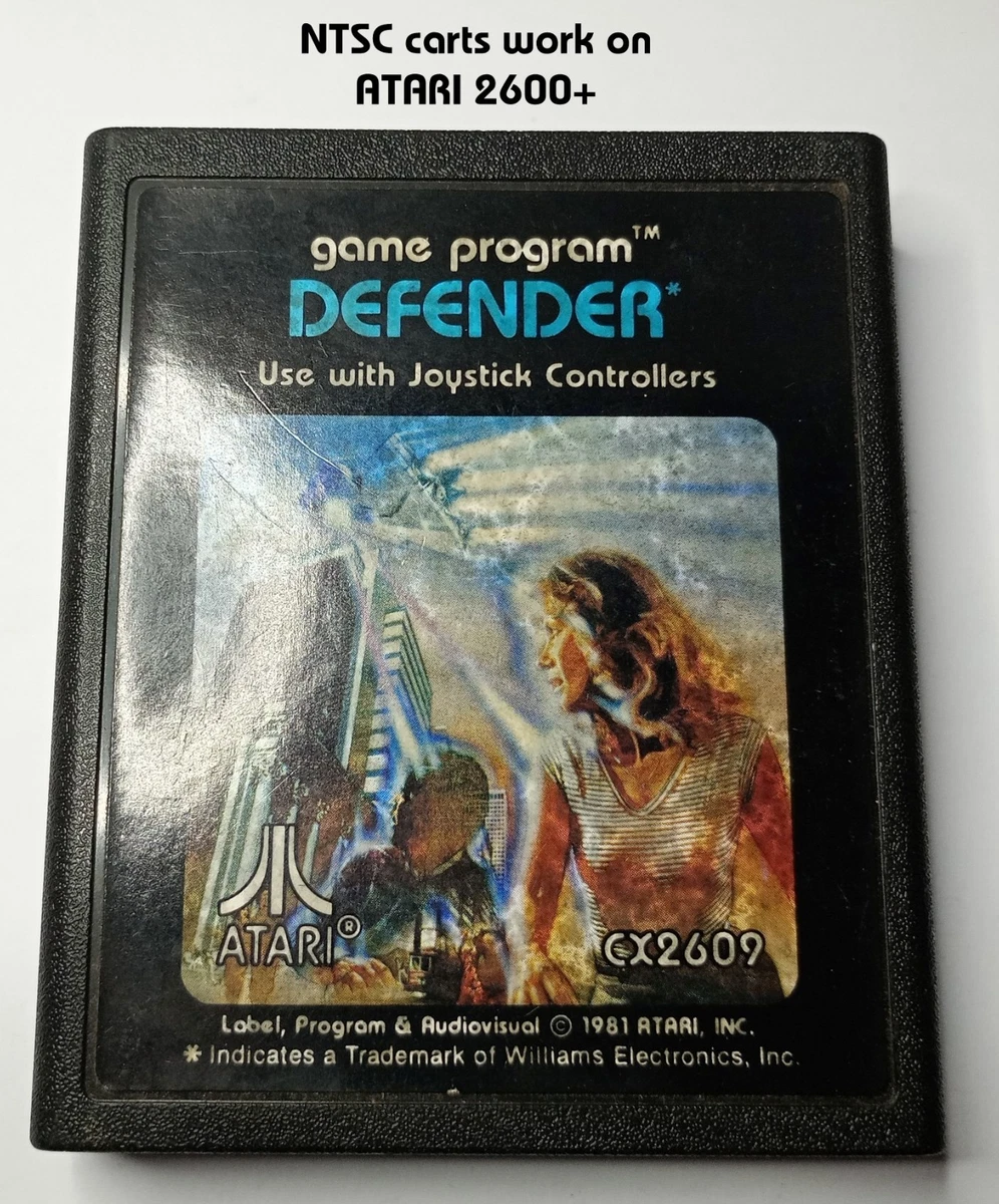 Atari 2600 VCS Defender Bleu blue BOITE + LIVRET EUR