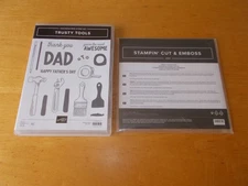 Stampin'Up! TRUSTY TOOLS photopolymer stamp set + Coordinating Dies NEW
