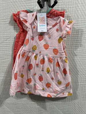 Just One You Baby Girl Dress And Short Outfit Size6 M