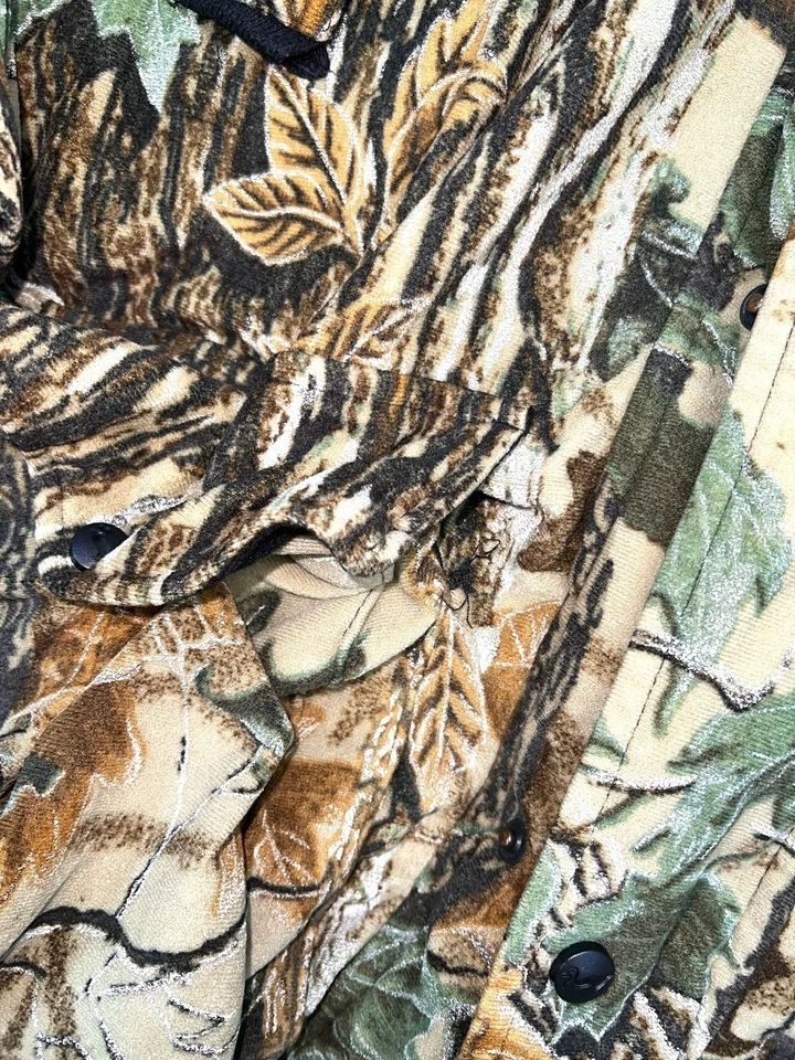 Vintage Duxbak Camo Hunting Jacket Double Zipper Huge Pockets Very Warm - Image 2 of 4