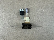 Realistic LAB-440 Recap Kit Capacitors Turntable Speed Repair Set