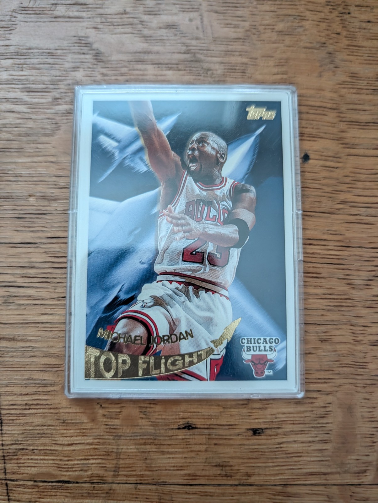 1995-96 Topps Michael Jordan "Top Flight" #TF1 Chicago Bulls NBA Trading Card NM