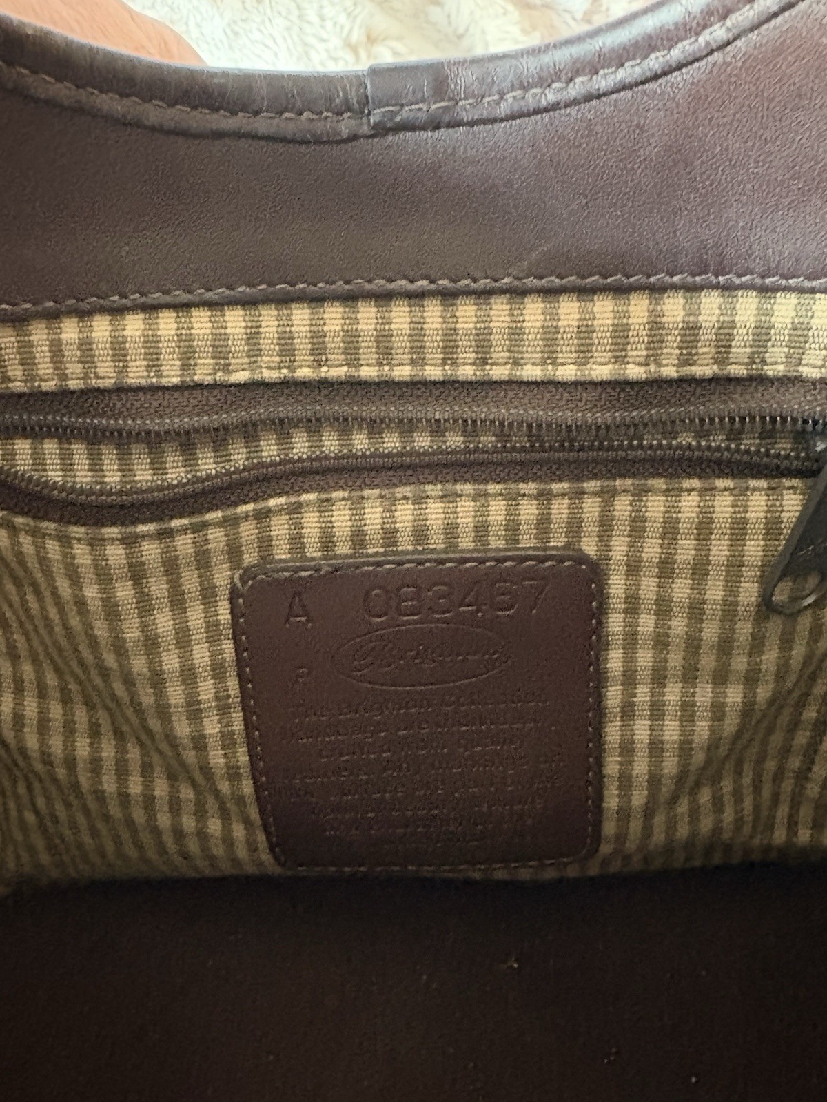 Brighton Leather Crossbody Bag Python Embossed Br… - image 4