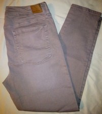 American Eagle Super Stretch Hi Rise Jegging Jeans Bone Gray Women's 16R 35"×29"