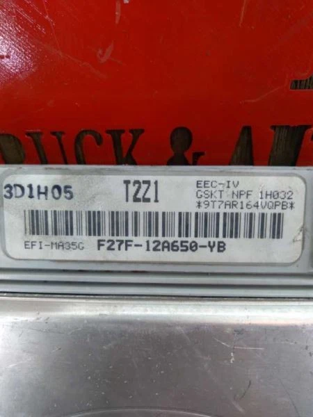 Ford Explorer 1991 1992 AT FED ECU ECM MOTOR MÓDULO CEREBRAL DE COMPUTADORA F27F12A650YB Foto 4 de 4