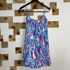 Lilly Pulitzer Swing Dress Womens XXS Tank Daphne Sailboat Nautical Beach Resort