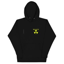 Megadeth Radioactive Mens Officially Licensed Hoodie Black