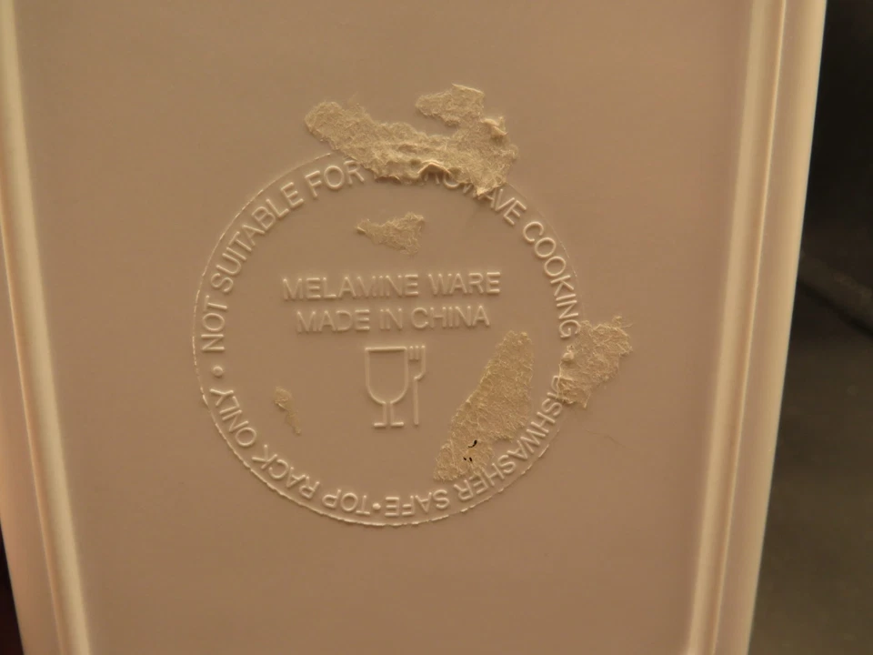 St Nickolas Square Melamine Snowman And Snowflake Scene Candy Nut Dish - Image 4 of 4