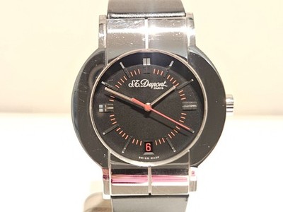 VINTAGE SWISS 35mm MEN'S ST.STEEL QUARTZ WATCH 