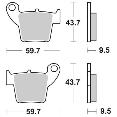 Brake Pads SBS 777SI