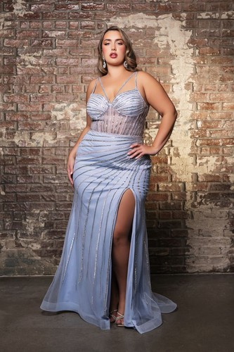 Womens Dresses For Evening Formal Long Sweetheart Sleeveless Sheath Plus Size - Picture 36 of 42