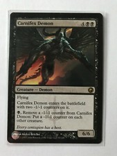 Magic the Gathering Carnifex Demon Scars of Mirrodin