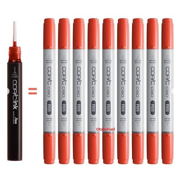 Copic Ink Refill - R24 Prawn Color Alcohol Dye Ink For Markers