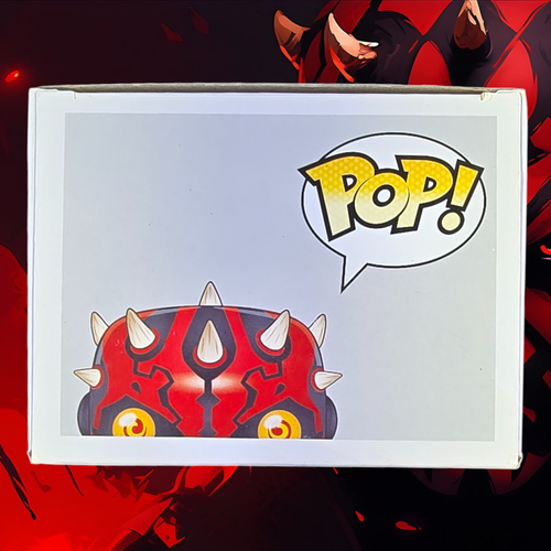 Funko Pop! Darth Maul (Blue Box 2nd Release) *Minor Box Damage* w/protector - Picture 5 of 9
