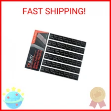 CKAuto 1/4oz, 0.25oz, Black, Adhesive Stick on Wheel Weights, EasyPeel Type. Car