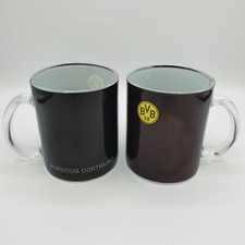 2 x BVB Borussia Dortmund Zauberglas Becher Tasse Signal Iduna Park Fanartikel