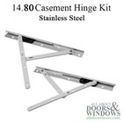 Truth 14.80 Casement Hinge Assembly 10in track 4-29/32 opening Pair
