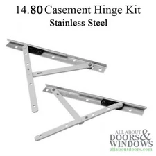 Truth 14.80 Casement Hinge Assembly 10in track 4-29/32 opening Pair