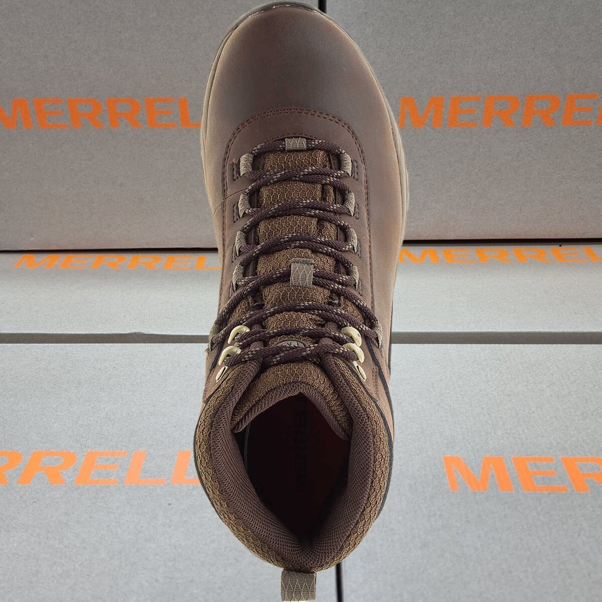 Merrell Vego Mid J311539C Waterproof Hiking Athletic Ankle Boots Brown Mens 9‎ NEW Men main image 2