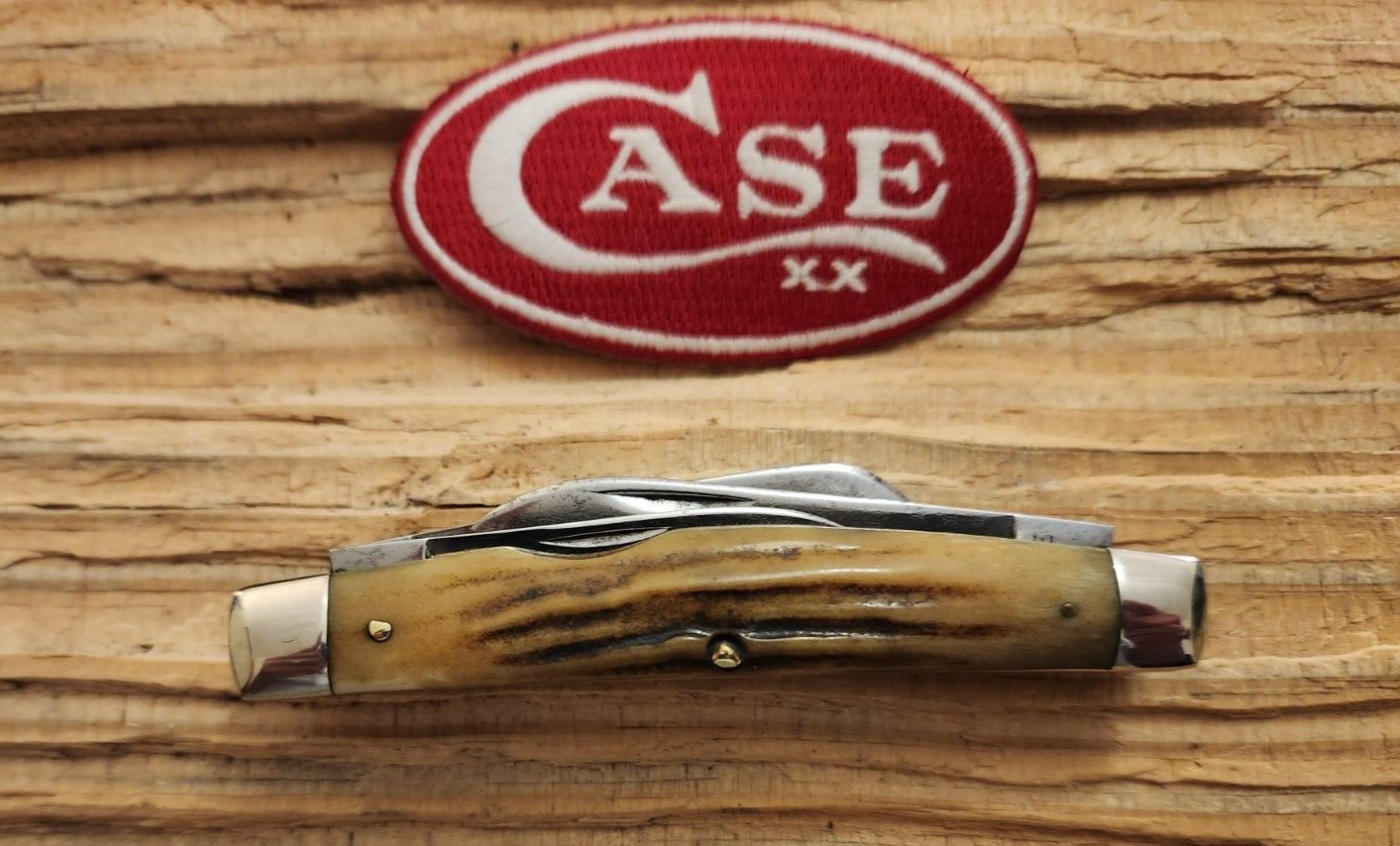 SCARCE VINTAGE CASE XX 194064 LARGE STAG CONGRESS KNIFE 5488 CASE