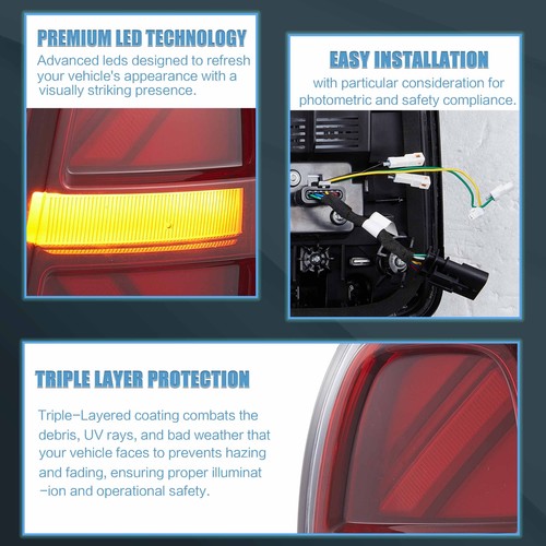 Mini Cooper Countryman F60 2017-up Luces traseras LED rojas secuenciales de una sola llama - Imagen 3 de 9