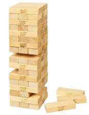 Giantville Giant Tumbling Timber Toy Jumbo Jr Wood Blocks Tower Game