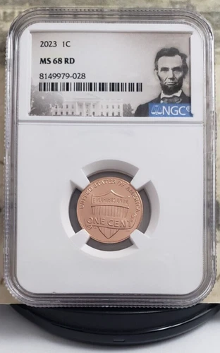 2023-P Lincoln Shield Cent - NGC MS68 RD - Nice High Grade! 028