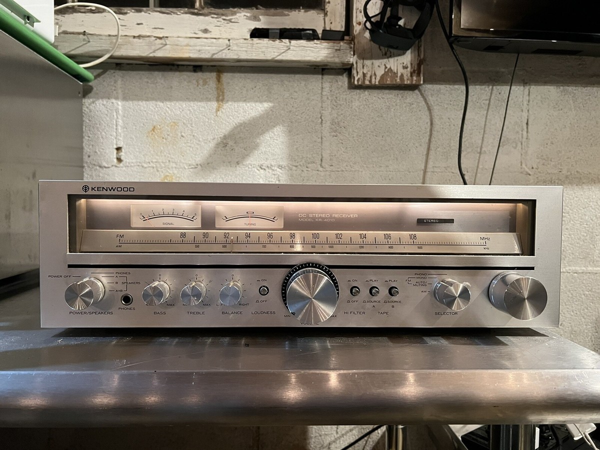 Kenwood DC Stereo Receiver Model KR-4010 | eBay
