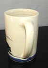 Hand Thrown Bear Ceramic Coffee Mug Bear & Tree Graphics Inside Ridges — photo 4