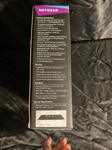 Nighthawk AC1900 Inteligentny router WIFI Komputer Gaming Internet R7000 Netgear - Zdjęcie 2 z 18