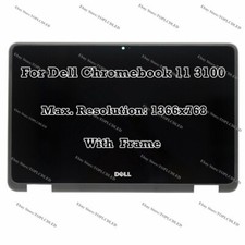 11.6 Dell Chromebook 11 3100 2 in 1 HD LCD Display Touch Screen Assembly 9MH3J