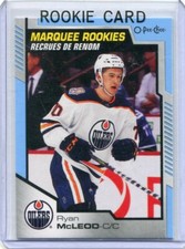 2020-21 O-Pee-Chee Marquee Rookie Blue Border Ryan McLeod Rookie