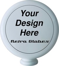 **YOUR DESIGN** Medium 10 inch Gas Petrol Pump Globe, Tell us what you require!
