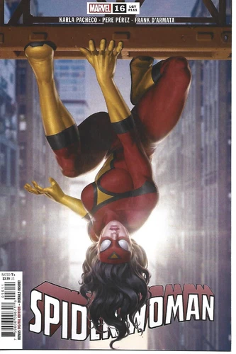 SPIDER-WOMAN #16 JUNG-GEUN YOON COVER A MARVEL COMICS 2021 NEW UNREAD BAG BOARD