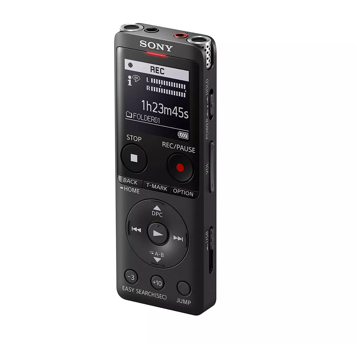 Sony ICD-UX570F Stereo Digital Voice Recorder with Radio Regargavble