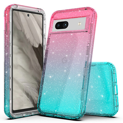 For Google Pixel 8 / Pixel8 Pro Hybrid Gradient Glitter Case