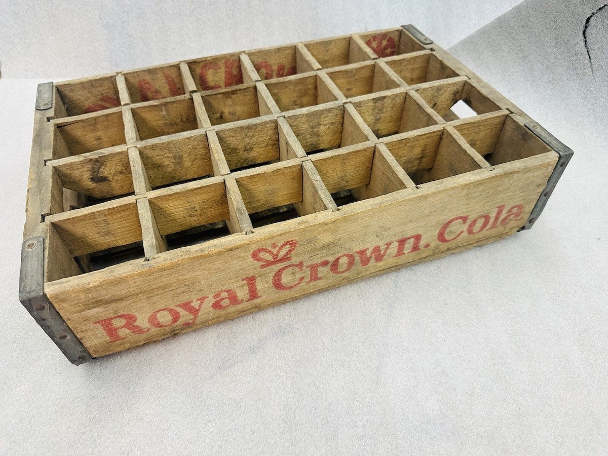 家具・インテリア ROYAL CROWN COLA wood Box RC Royal Crown Cola Wood Crate – The Olde General Store