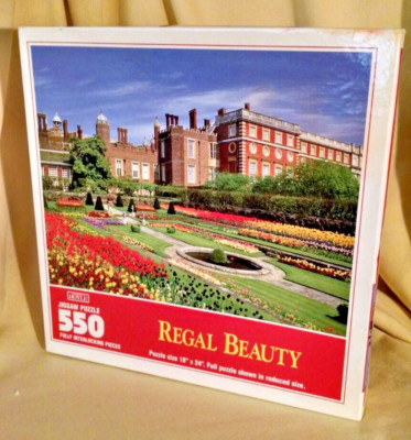 HAMPTON COURT PALACE PUZZLE NOS 1997 HOYLE REGAL BEAUTY 8588 550 PC LONDON NEW.