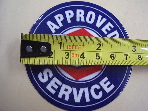PACKARD APPROVED SERVICE VINLY STICKER 3 INCH - Picture 2 of 2