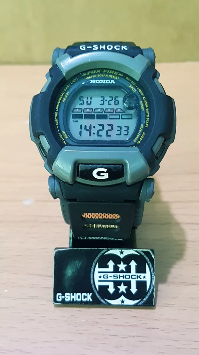 Vintage G-Shock Collectible DW-002 Honda Army Black Gray Japan