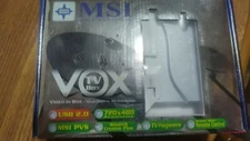 MSI VOX USB 2.0 TV Box MSI PVS 720X480 VOX602-8609-070 TV Tuner Windvd