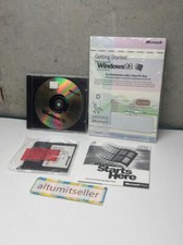 Windows 98 operating system unopened Boot Disk floppy  CD w/ PRODUCT KEY