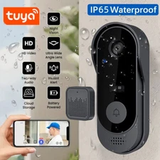 Wireless Security Smart WiFi Doorbell Intercom Video Camera Door Ring Bell Chime