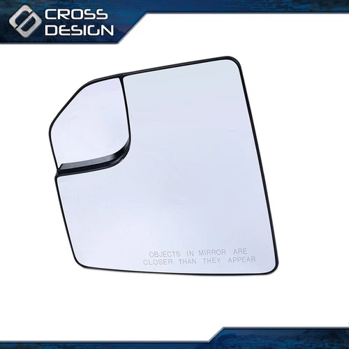 Mirror Glass Spotter Driver Side Left Fit For 2015-2020 Ford F150 Pickup Truck