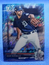 2017 Bowman Chrome mini ADAM RAVENELLE Blue REFRACTOR card #/150 DETROIT TIGERS
