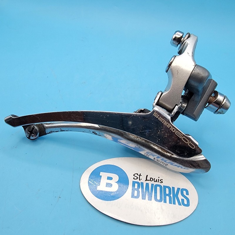 Shimano 600 Ultegra FD-6401 Front Derailleur 2x8 Braze On Bottom Pull Road  h14